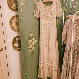 Vintage Handmade Floral Prairie Dress